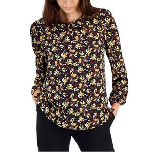 NWT Women’s Floral Long Sleeve Blouse by Kasper